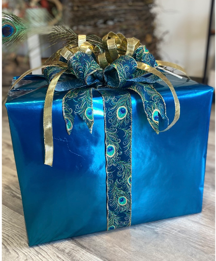 We wrap presents Gift wrapping