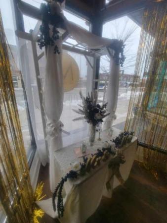 Wedding arch #1 rental peice decoration in Pittsfield, MA | NOBLE'S FARM STAND AND FLOWER SHOP