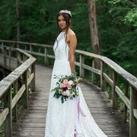 Wedding BOHO Wedding Bouquet, Hand tied