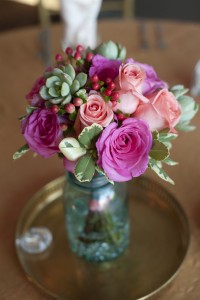 Succulent Mason Jar Centerpiece