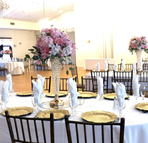 Wedding Centerpiece (Pink) Wedding Flowers