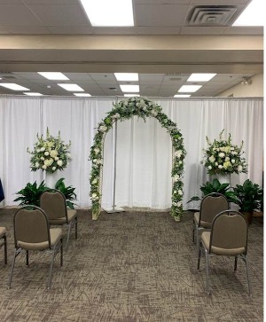 Wedding Venue Alter Arch and side pieces