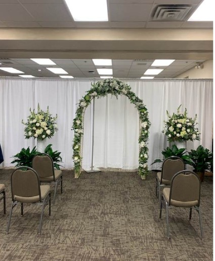 Wedding Venue Alter Arch and side pieces