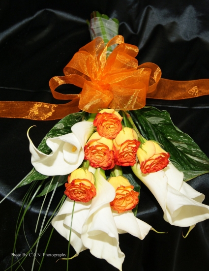 Calla Lillies Roses Bouquet 