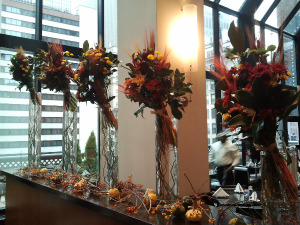 Hotel displays Weekly flower service