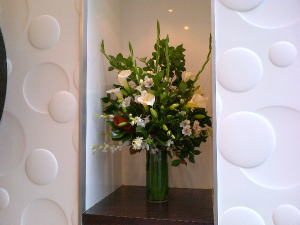 Restaurant display Weekly flower service