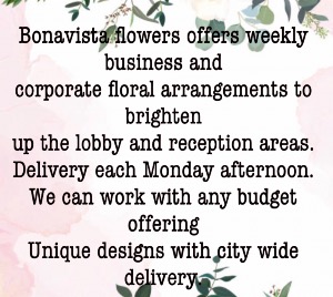 Weekly Office/Reception Flowers Vase 