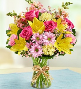 WELCOME BABY Vase Arrangement