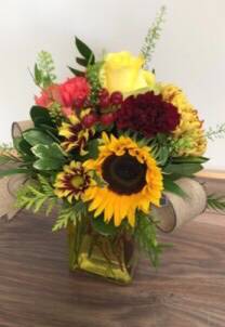 Welcome fall Mixed vase 