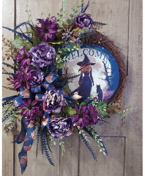 Welcome Witch Wreath  