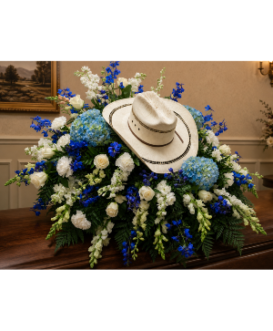 Western Legacy Casket Spray Call Us for Faster Service & Daily Specials: (915) 303-8500 Text Us to Order Anytime: (915) 505-3708 Your trusted source for Flowers & Delivery in El Paso TX 