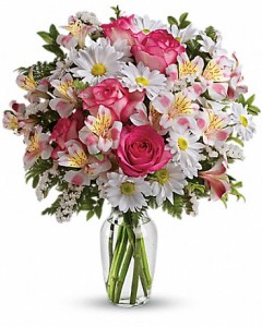 What A Treat Bouquet With Roses Bouquet