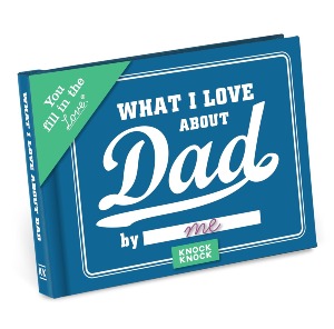 What I love about Dad fill in journal gift