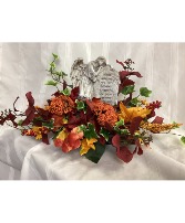 When someone special becomes a memory Silk Flowers & Resin Angel Plaque