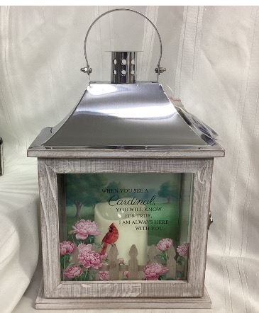 Temporarily out of stock Lantern with battery operated candle in Lima, OH | MOHLER'S FLOWERS BY UHL