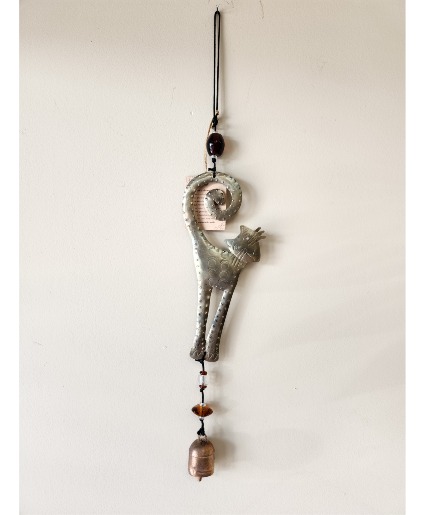 Whimsical Cat Wind Chime