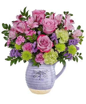 Whimsical Dragonfly Arrangement