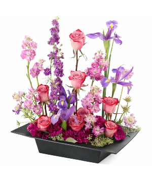 Whimsical Lavender Garden Arrangement