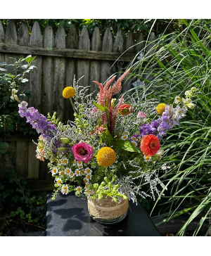 Whimsical Wildflower Floral Arrangement