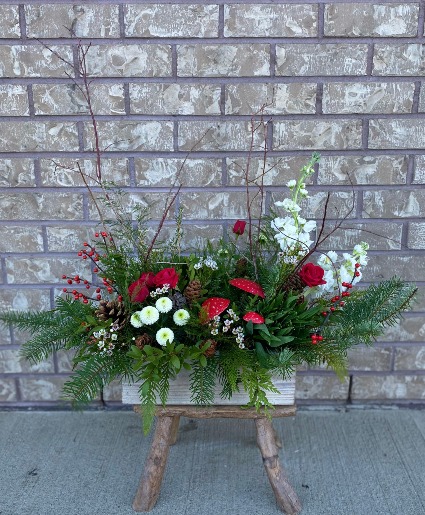 Whimsical Woodland Tablescape Seasonal Arrangement