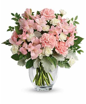 Whisper Soft Bouquet vase