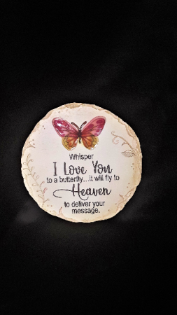 Whisper to a butterfly stepping stone