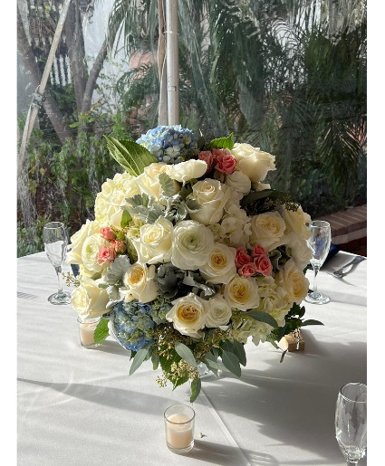 whisper white arrangement 