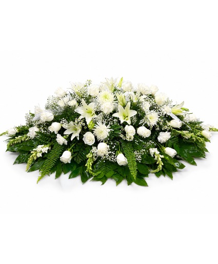 Whispering Grace Casket Cover