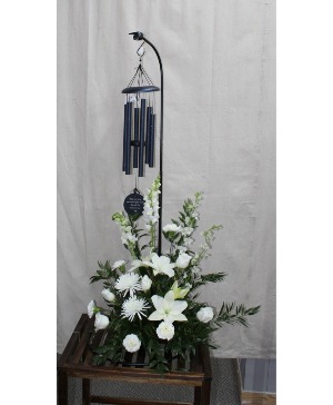 Whispering Light Florals Surrounding Chime