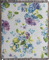 Whispers of Blue Tapestry Throw 