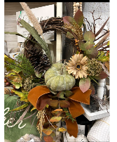 Whispers of FALL / silk wreath silk