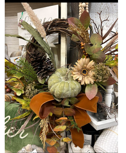 Whispers of FALL / silk wreath silk