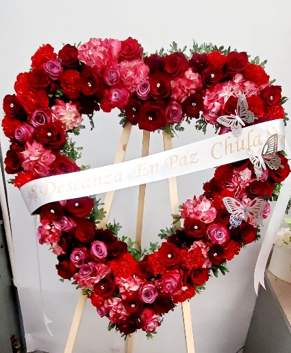 WHIT LOVE FOR A FAREWELL, OPEN HEART funeral 