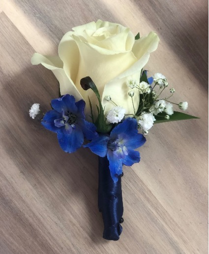 White and Blue  