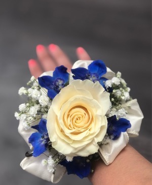 White and Blue 