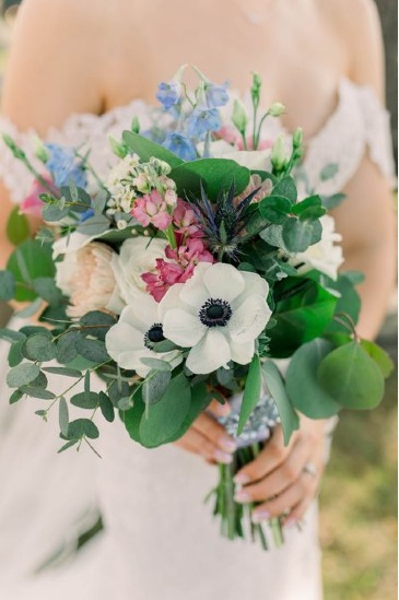 White Anemone Bouquet  in Culpeper, VA | ENDLESS CREATIONS FLOWERS AND GIFTS