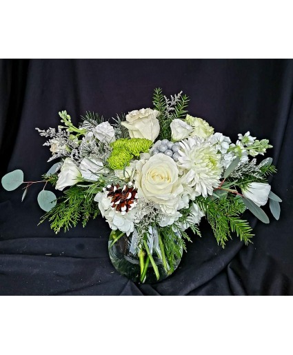White Bliss Vase Arrangement
