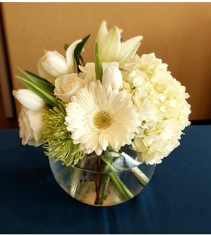 WHITE BLOSSOM BOWL BIRTHDAY
