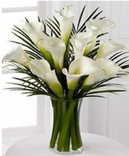 White Calla Lily Arrangement 
