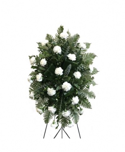 White Carnations  Silk( 3 day in advance 