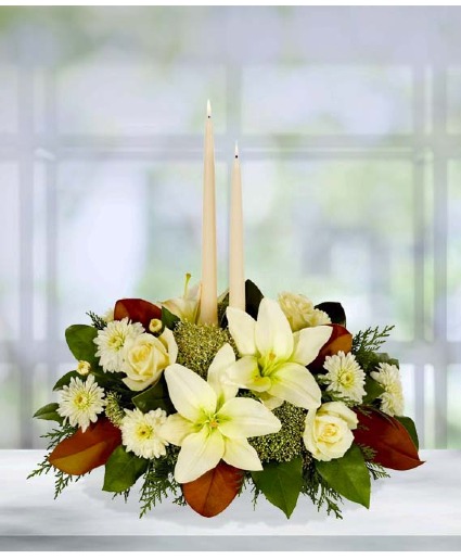 White Christmas Centerpiece