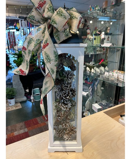 White Christmas Lantern Christmas 