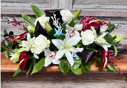 White Christmas WOW Fresh Christmas Arrangement