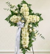 White Cross with White Rose Break 