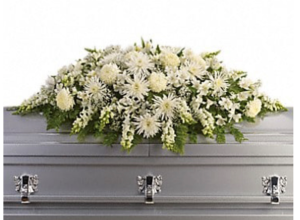 White Elegance Casket Spray Casket Spray 