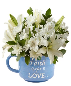 White Faith Mug 