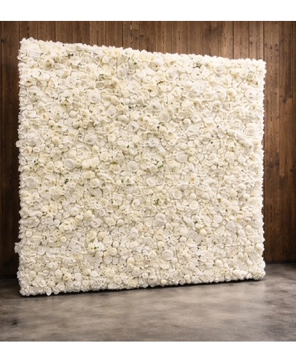White Flower Wall Rental Rental