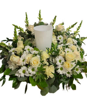 White Garden Urn surround 