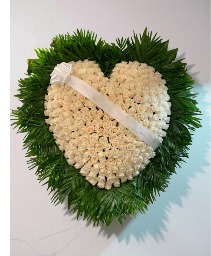 white heart sympathy 