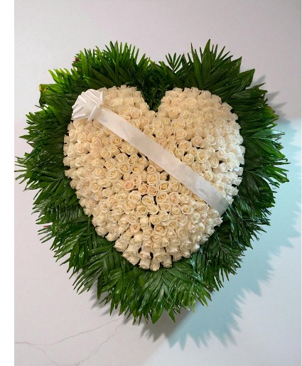white heart sympathy 
